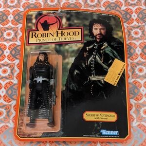 Vintage 1991 Robin Hood Prince of Thieves Sheriff of Nottingham 5" Figure NIP